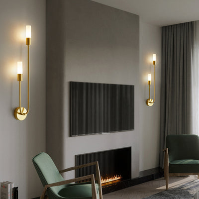All Copper Wall Lamp Simple Aisle Exhibition Wall Lamp
