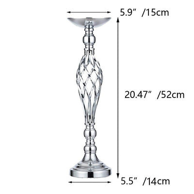 Table Candlestick Gold Iron Vase