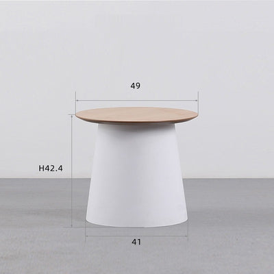 Simple Solid Wood Tea Table Living Room Simple Round Tea Table