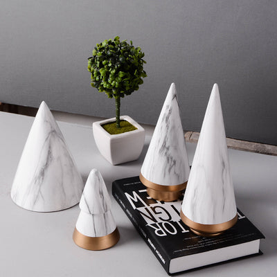 Light luxury Christmas tree ceramic decoration