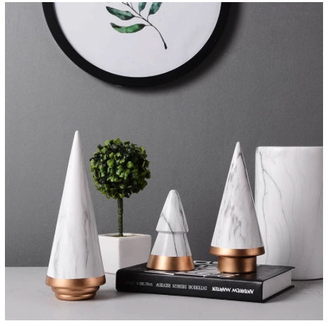 Light luxury Christmas tree ceramic decoration