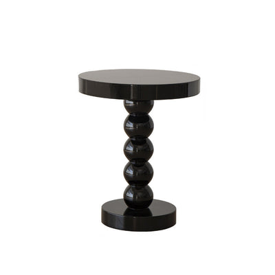 Home Solid Wood Round Side Table