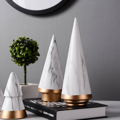Light luxury Christmas tree ceramic decoration