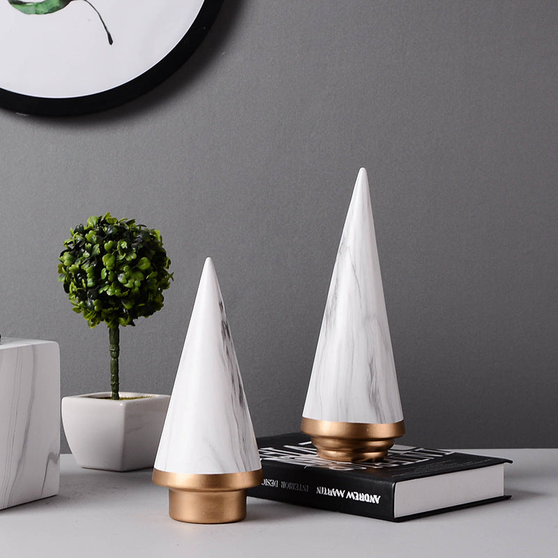 Light luxury Christmas tree ceramic decoration