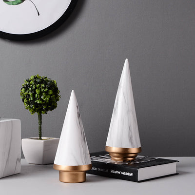 Light luxury Christmas tree ceramic decoration