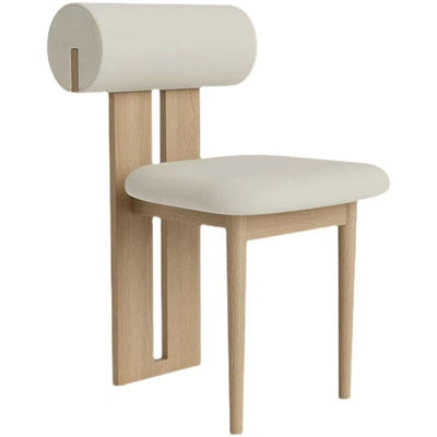 Fashion Simple Ash Wood Upholstered Chair