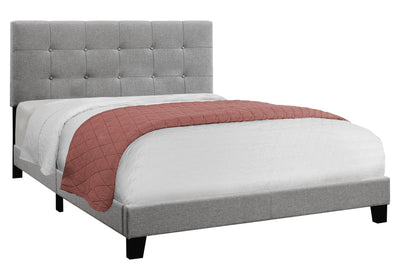 Grey Linen - Queen Size Bed