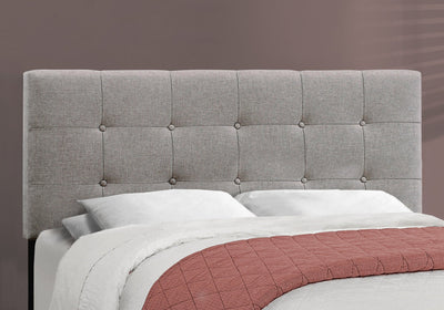 Grey Linen - Queen Size Bed
