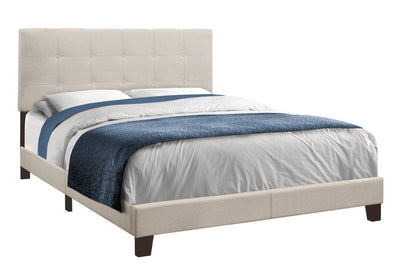 Grey Linen - Queen Size Bed