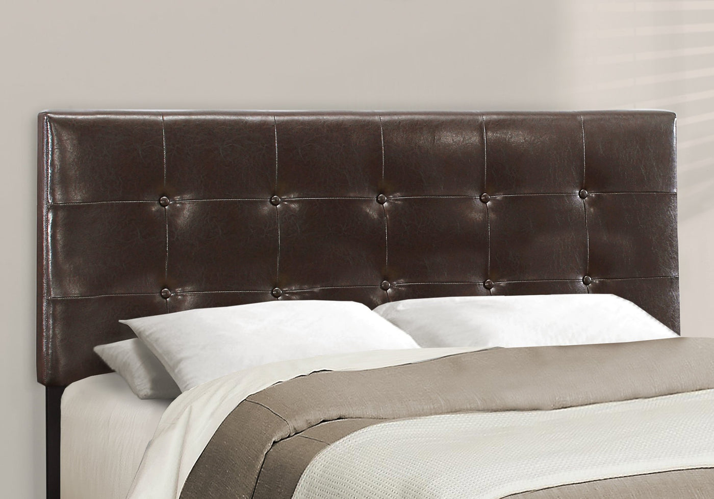 Grey Linen - Queen Size Bed