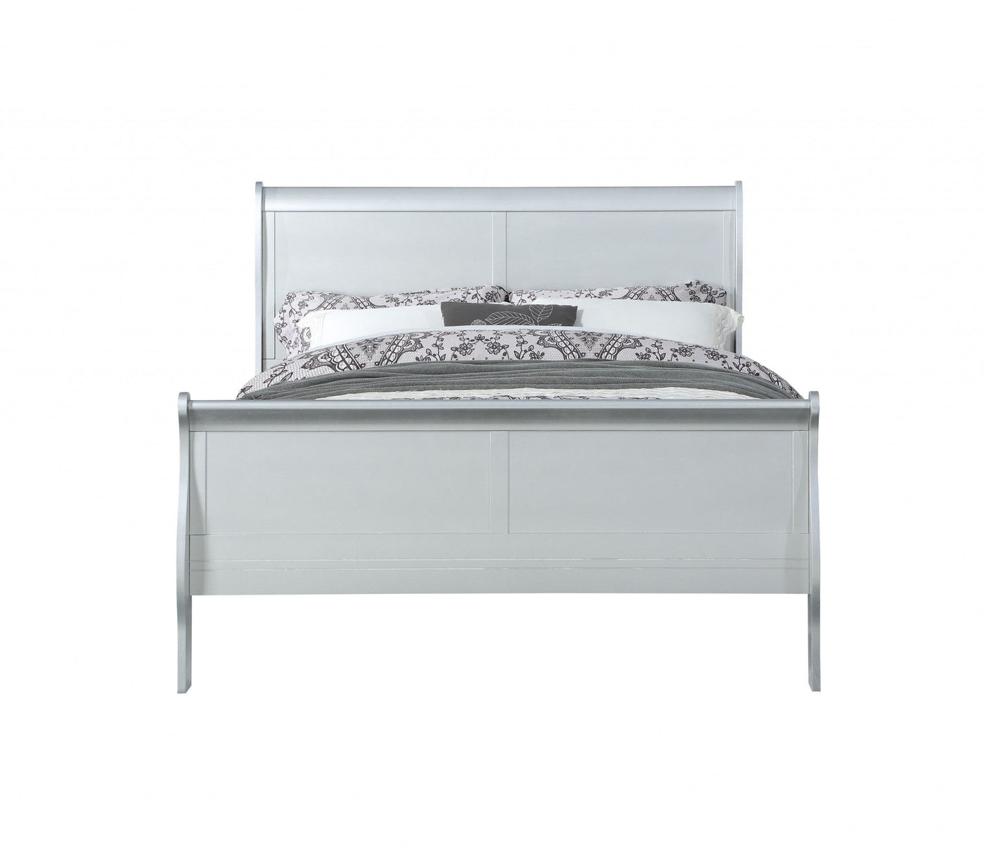 Platinum Wood King Bed