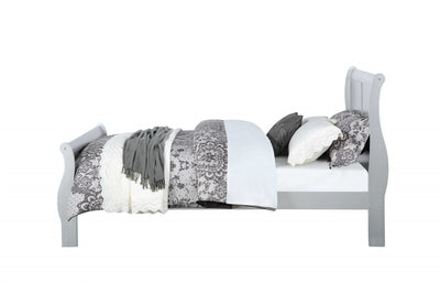 Platinum Wood King Bed