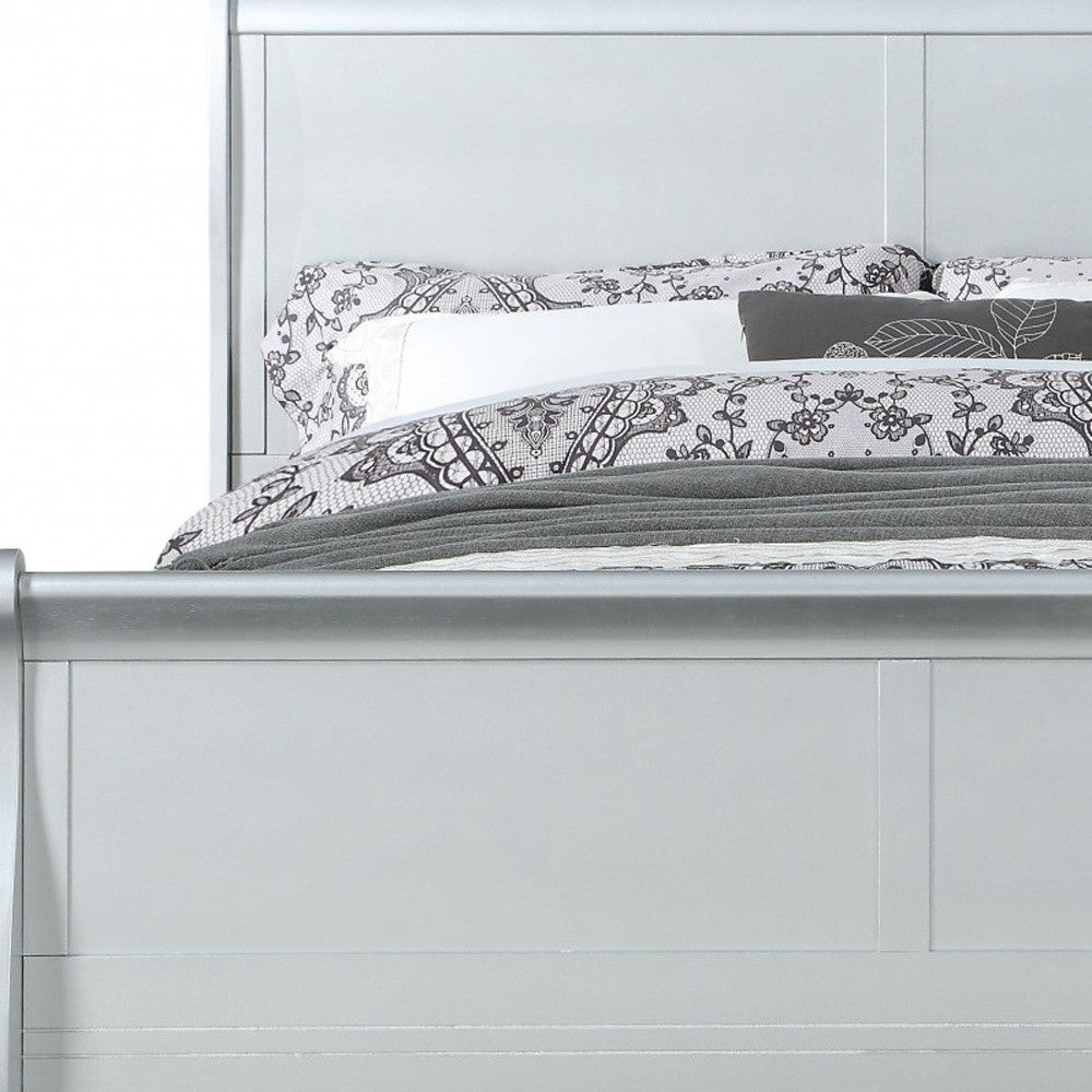 Platinum Wood King Bed