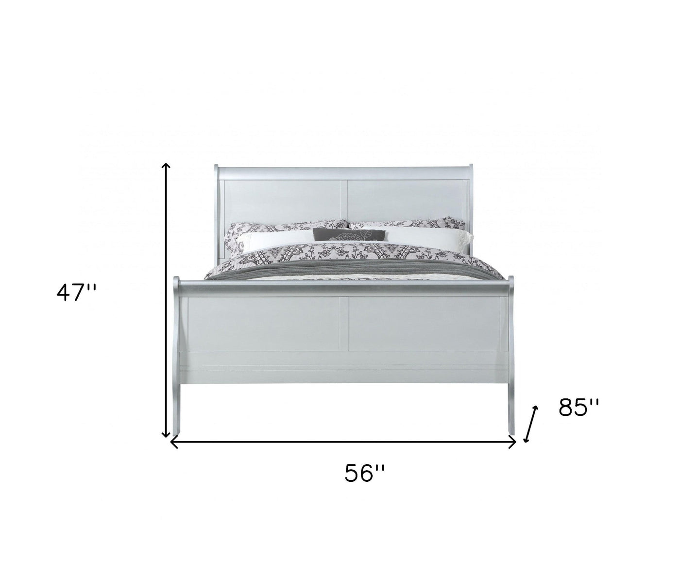 Platinum Wood King Bed