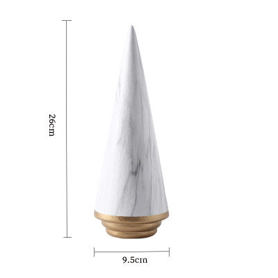 Light luxury Christmas tree ceramic decoration