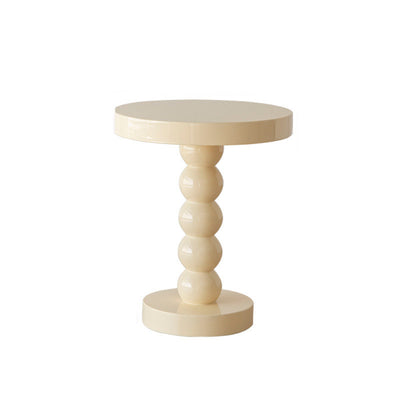 Home Solid Wood Round Side Table