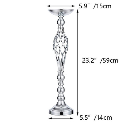 Table Candlestick Gold Iron Vase