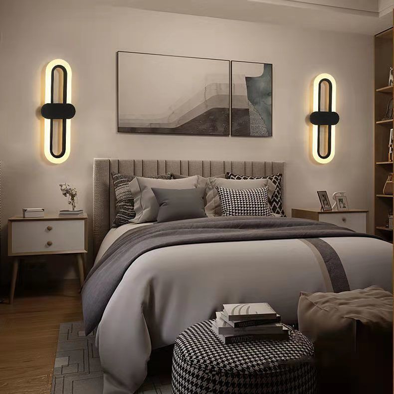 Oval LED Acrylic Wall Lamp