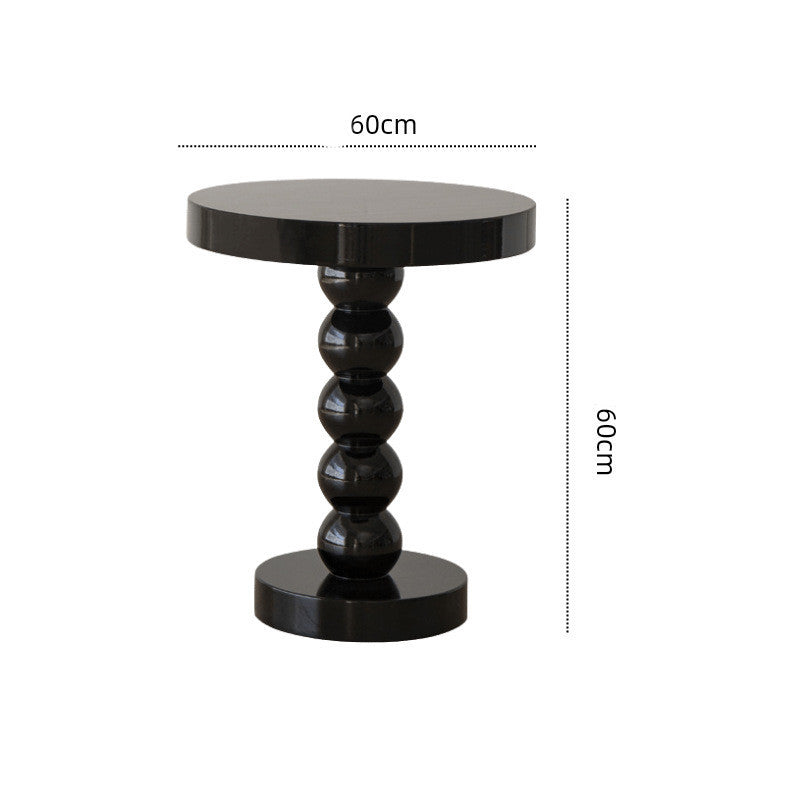 Home Solid Wood Round Side Table