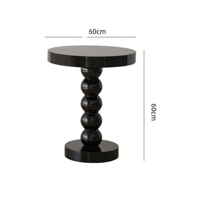 Home Solid Wood Round Side Table