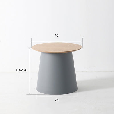 Simple Solid Wood Tea Table Living Room Simple Round Tea Table