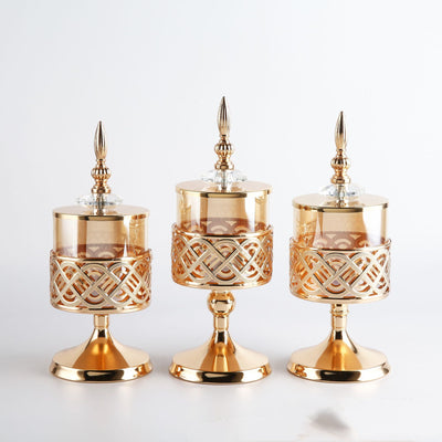 Glass Table Decoration Candle Holder