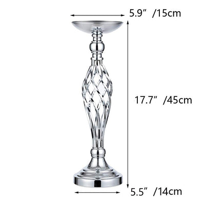 Table Candlestick Gold Iron Vase