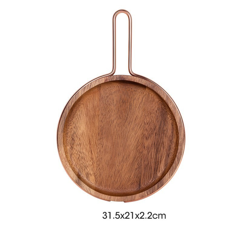 Solid wood steak cutting fruit bread tray cutting board