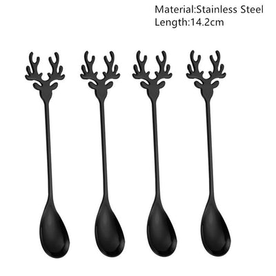 Merry Christmas Spoons Tableware Decorations