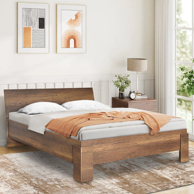 Double Bed KARINA Walnut