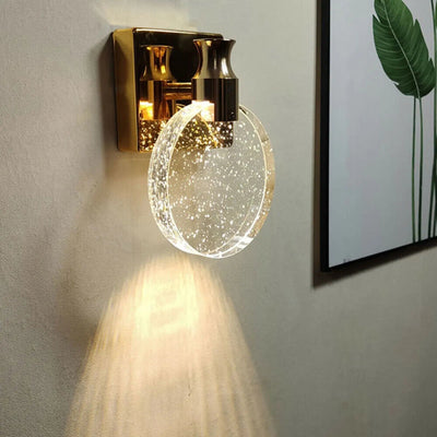 LED Wall Lamp Gold Waterproof