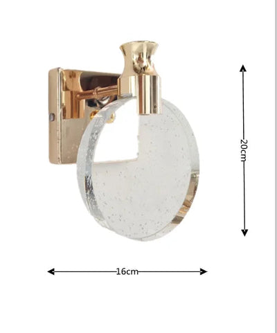 LED Wall Lamp Gold Waterproof