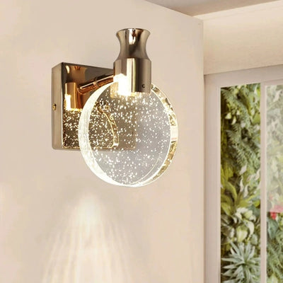 LED Wall Lamp Gold Waterproof
