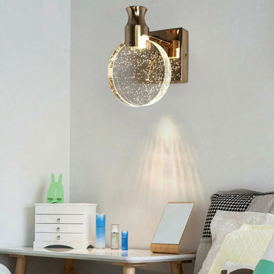 LED Wall Lamp Gold Waterproof