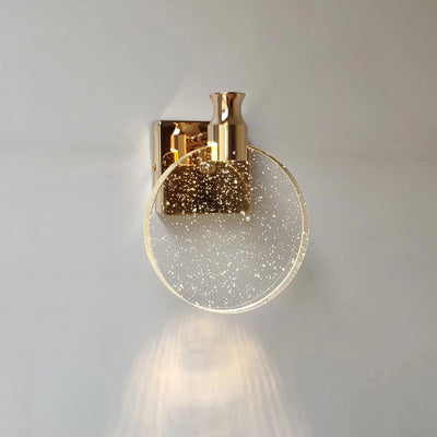 LED Wall Lamp Gold Waterproof