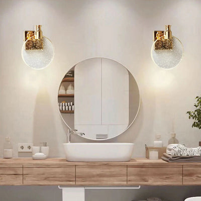 LED Wall Lamp Gold Waterproof