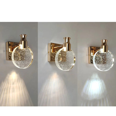 LED Wall Lamp Gold Waterproof