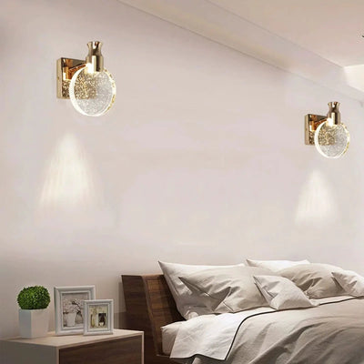 LED Wall Lamp Gold Waterproof