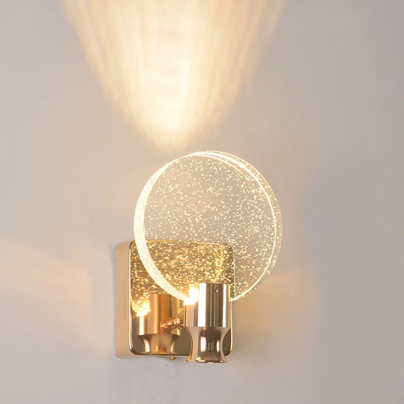 LED Wall Lamp Gold Waterproof