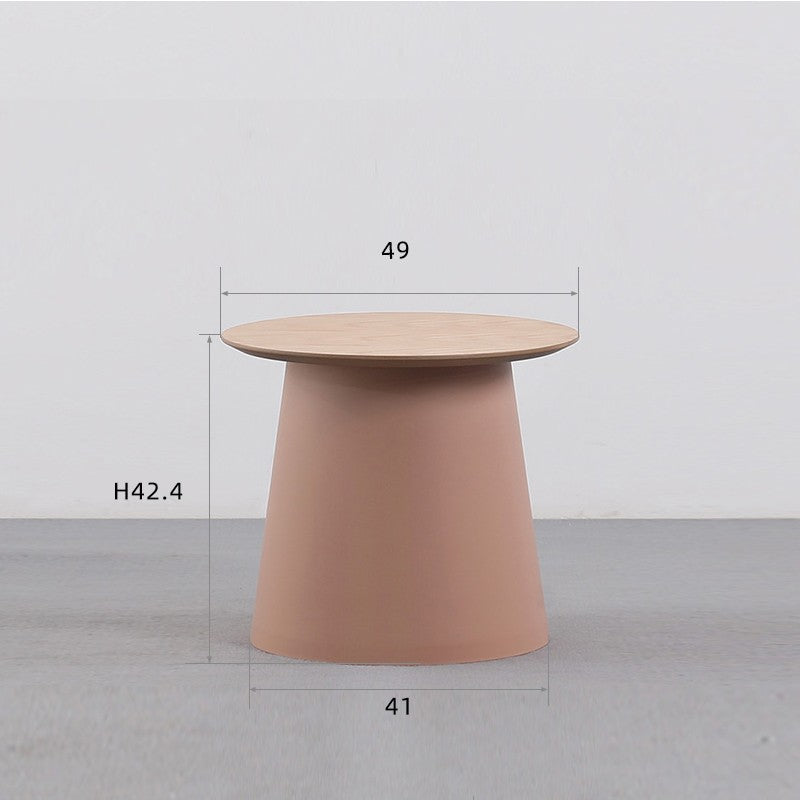 Simple Solid Wood Tea Table Living Room Simple Round Tea Table