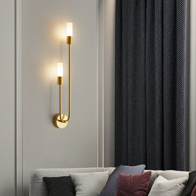 All Copper Wall Lamp Simple Aisle Exhibition Wall Lamp