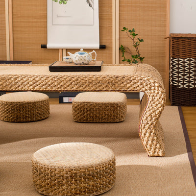 Simple Rattan Tatami Coffee Table Floor Table