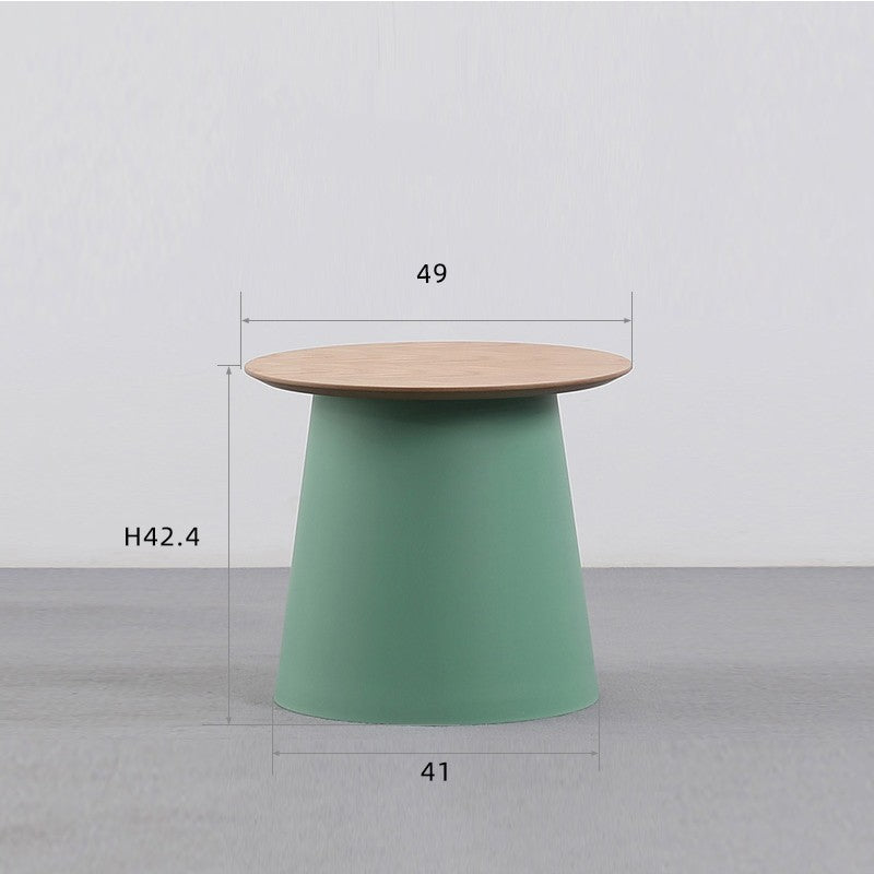 Simple Solid Wood Tea Table Living Room Simple Round Tea Table