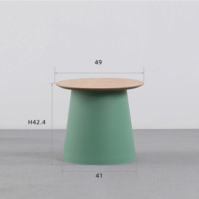 Simple Solid Wood Tea Table Living Room Simple Round Tea Table