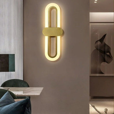 Oval LED Acrylic Wall Lamp