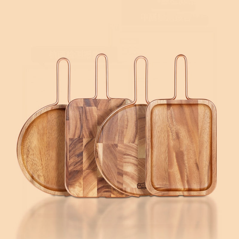 Solid wood steak cutting fruit bread tray cutting board