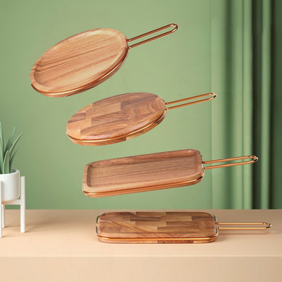 Solid wood steak cutting fruit bread tray cutting board