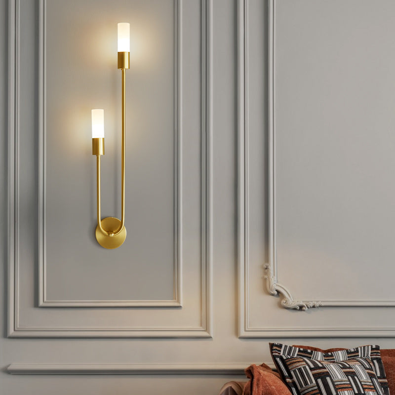All Copper Wall Lamp Simple Aisle Exhibition Wall Lamp