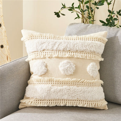 Tassel Linen Cushion Covers