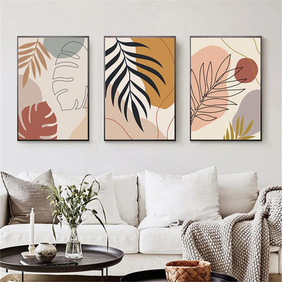 Sun Leaf Plant Wall Art